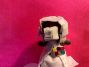 Tiny with helmet - I made this for the space suit design during creative week.